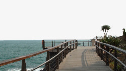 海边栈桥摄影素材