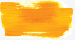 橘黄色水彩笔刷底纹矢量图素材