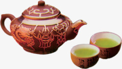 中国风茶壶古典装饰素材