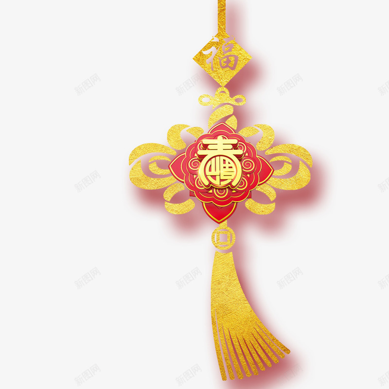 春节中国结psd免抠素材_88icon https://88icon.com 2018年 中国结 喜庆 庆祝 新年 春 春字 春节 春节中国结 狗年 背景 装饰