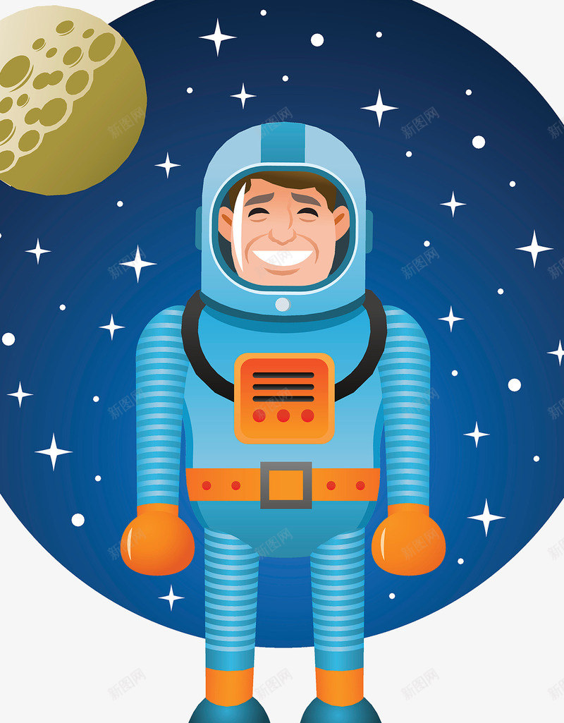 宇宙太空人png免抠素材_88icon https://88icon.com 太空人 宇航员服装 插图 星际穿越 月球