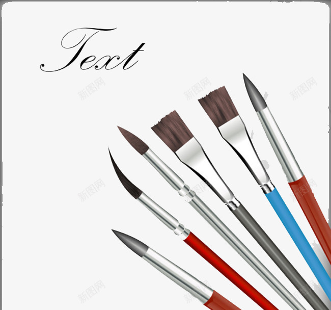 水粉笔水彩笔png免抠素材_88icon https://88icon.com 水粉笔 水粉笔水彩笔 画画笔刷 画笔