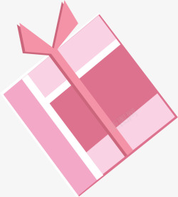 卡通粉色礼物盒素材