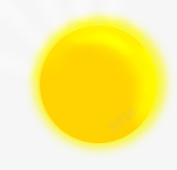 唯美精美黄色太阳日出阳光素材