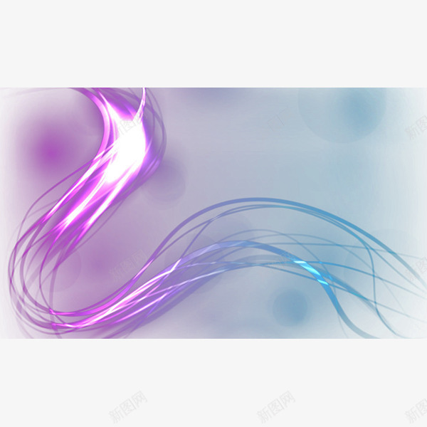 紫色蛇形光效png免抠素材_88icon https://88icon.com 光感 光效 异影 炫光 紫色