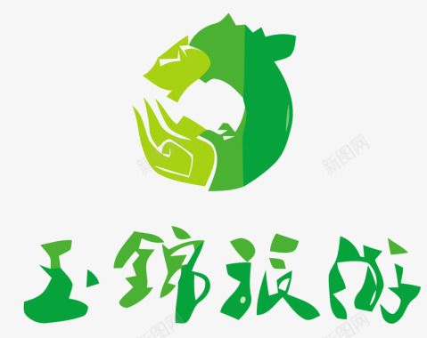 旅游logo玉锦旅游logo矢量图图标图标