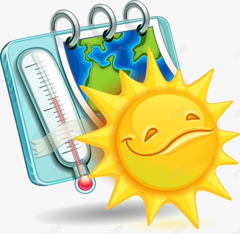 炎炎夏日太阳温度计png免抠素材_88icon https://88icon.com 地图 夏日 太阳 温度计 炎炎