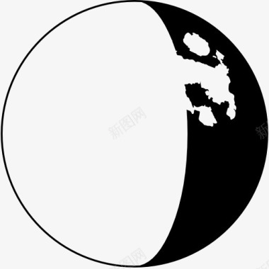 天气符号月亮相界面符号图标图标