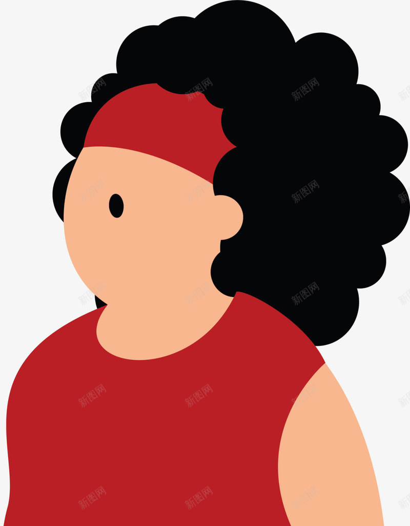 红衣卡通微胖女人png免抠素材_88icon https://88icon.com 世界肥胖日 体重 健康 微胖女人 胖妇人 胖子