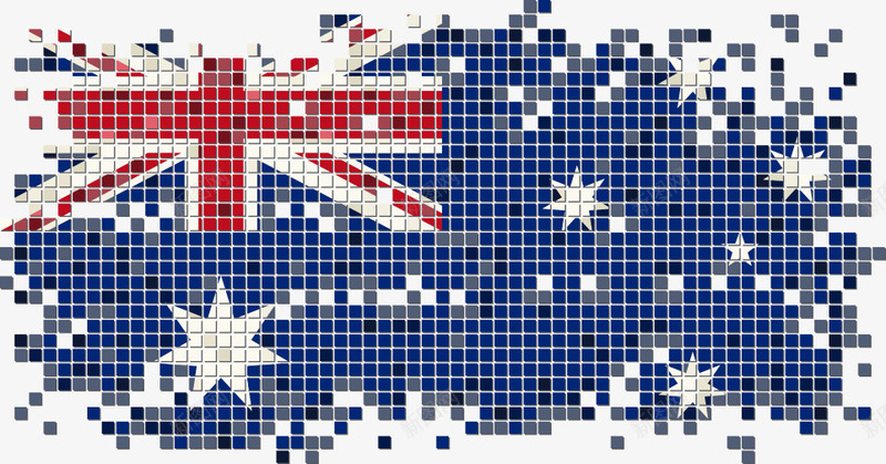 澳大利亚国旗png免抠素材_88icon https://88icon.com 像素国旗 国旗 国旗图案 方块国旗 澳大利亚 澳大利亚国旗