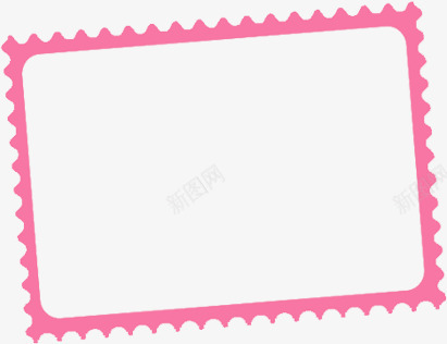 粉色的波浪边框png免抠素材_88icon https://88icon.com 波浪 波浪形边框 相框 粉色 边框