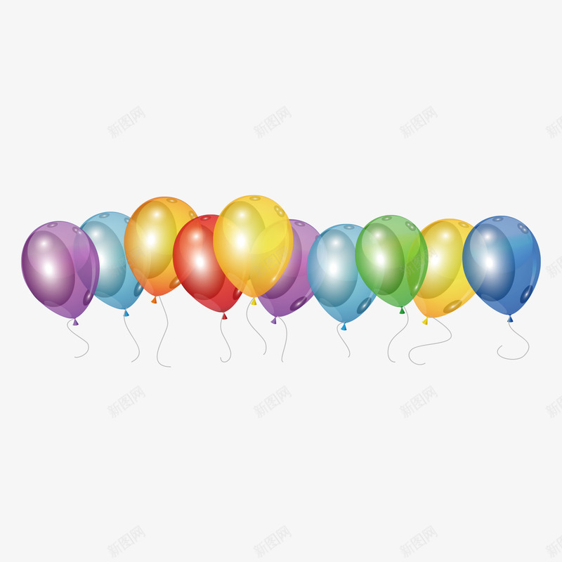 儿童节庆祝气球矢量图ai免抠素材_88icon https://88icon.com 儿童玩耍 儿童节 儿童节快乐 免抠 六一 彩色 气球 漂浮 矢量图