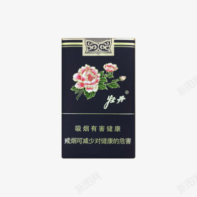 牡丹软蓝香烟png免抠素材_88icon https://88icon.com 吸烟 烟盒 牡丹 精品烟 蓝色烟盒 软蓝 香烟