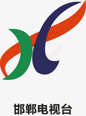邯郸电视台logo矢量图图标图标