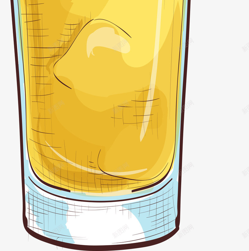 卡通冰块橙汁简图png免抠素材_88icon https://88icon.com 冰块 冰镇 冷饮 吸管 杯子 橙子 橙汁 美味的