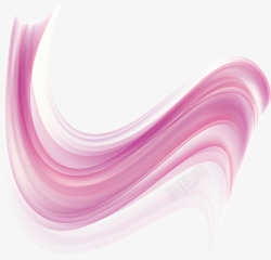 粉红色波纹矢量图素材