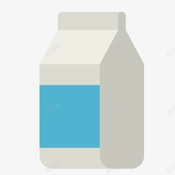 卡通简约牛奶扁平化装饰海报png免抠素材_88icon https://88icon.com 卡通牛奶周边装饰 扁平化牛奶装饰 海报设计 牛奶 牛奶系列样式 网页设计