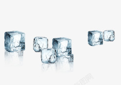 立方体图案矢量图透明立方体冰块装饰图案高清图片