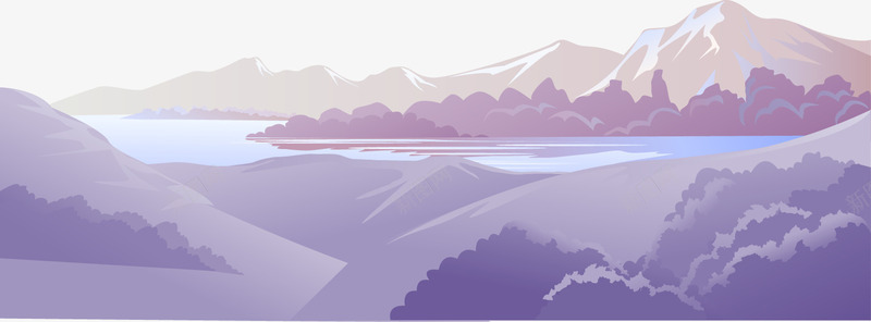 美丽的自然风景png免抠素材_88icon https://88icon.com 山川 矢量风景 美丽的大自然 风景