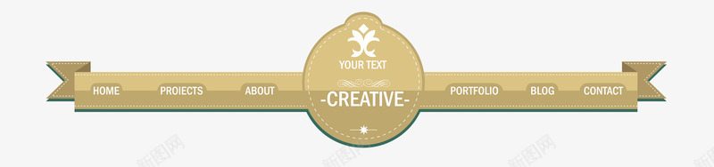 网站导航条png免抠素材_88icon https://88icon.com 网站天猫淘宝导航条