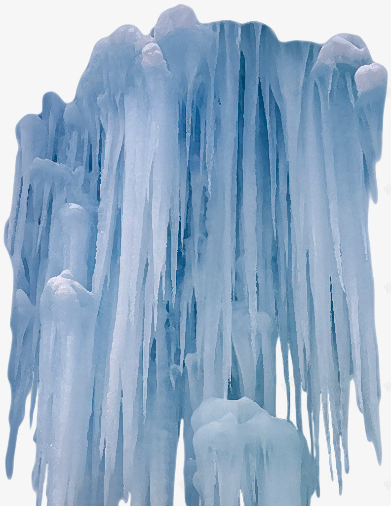 蓝色冰山png免抠素材_88icon https://88icon.com 冰块 冰山 模型 蓝色冰块