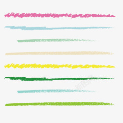 横条纹横条纹粉笔笔刷高清图片