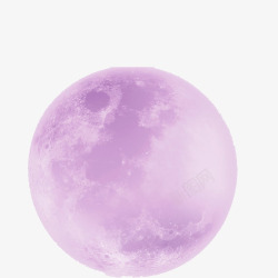 粉色月亮装饰图案素材
