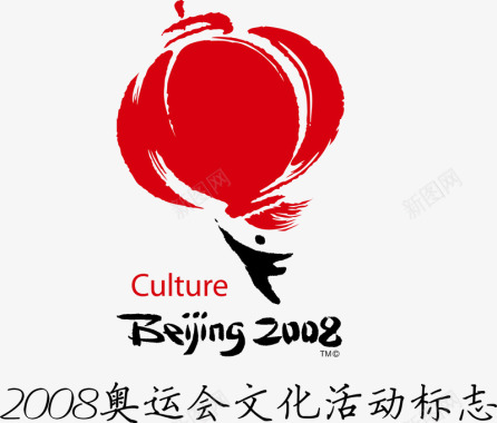志愿者北京奥运会logo矢量图图标图标