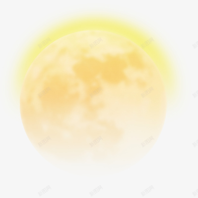 梦幻般的月亮png免抠素材_88icon https://88icon.com 中秋 圆月 月亮 梦幻