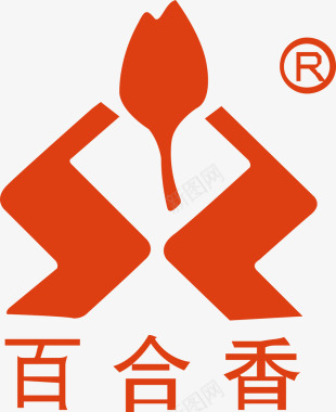 百合香食品logo矢量图图标图标
