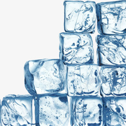 固体水排列的冰高清图片