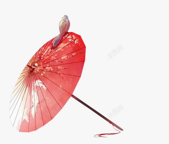 红色纸扇古典物品png免抠素材_88icon https://88icon.com 古典 物品 红色