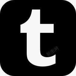 微博网站徽标Tumblr的标志图标高清图片