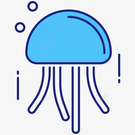 水彩卡通手绘水母png免抠素材_88icon https://88icon.com 创意 卡通 彩色水母 新意 水彩 水母 笔刷 红色水母 艺术 设计