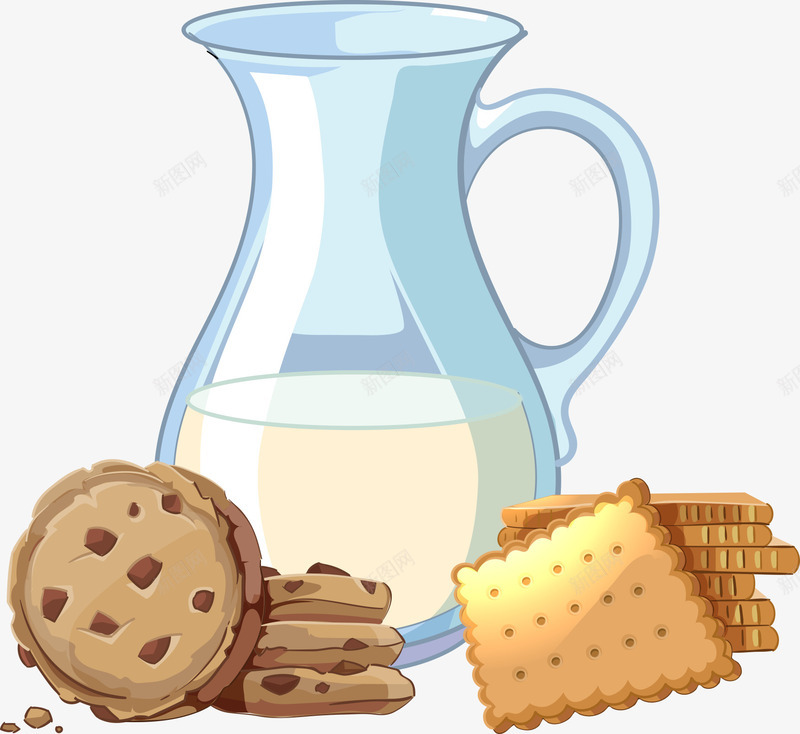 美味的牛奶饼干手绘图png免抠素材_88icon https://88icon.com 手绘图 早餐 杯子 牛奶 苏打饼干 饮品 饼干