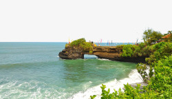 巴厘岛海神庙美景素材