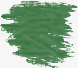 绿色水彩毛笔涂鸦矢量图素材