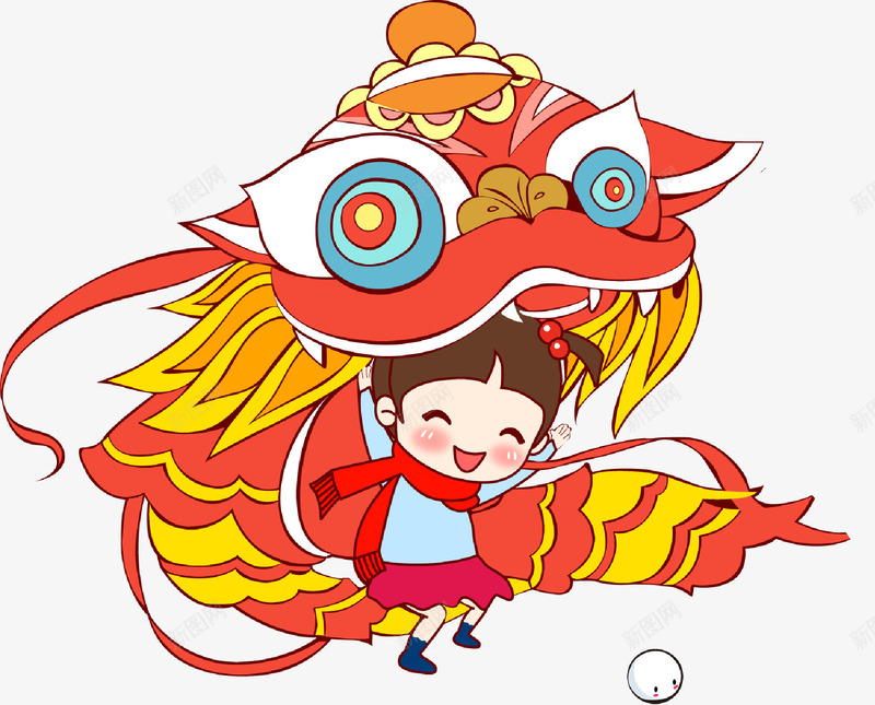 卡通喜庆舞狮的小孩子装饰广告设png免抠素材_88icon https://88icon.com 卡通喜庆舞狮的小孩子装饰广告设计免费下载 卡通装饰 喜庆装饰 小孩子舞狮 广告设计 新年庆祝 海报设计 舞狮表演 节日庆祝