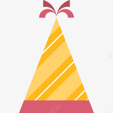 生日的气球帽子图标图标