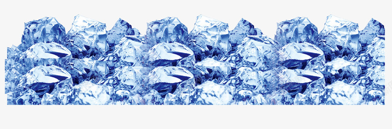 蓝色冰块元素png免抠素材_88icon https://88icon.com 冰块 夏日元素 清凉 清新 蓝色
