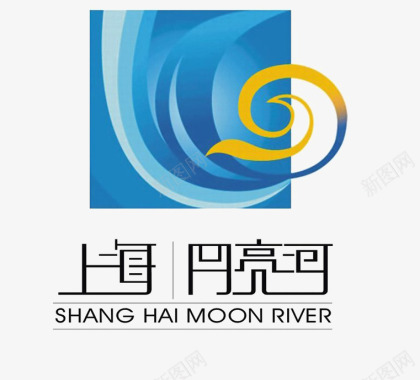 上海月亮河地产标识图标图标