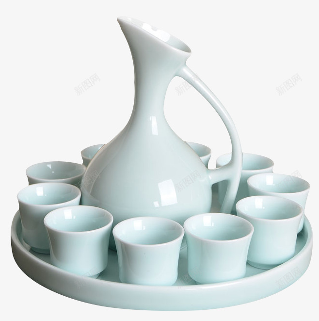 古典简约餐桌摆件家用陶瓷分酒器png免抠素材_88icon https://88icon.com 分酒器 古典 家用 摆件 简约 酒具 陶瓷 餐桌 餐桌摆件