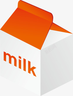 牛奶包装矢量图素材