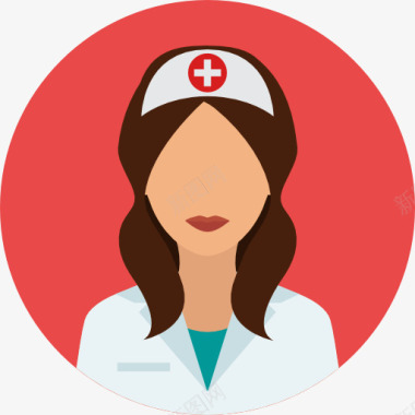 护士与医生护士图标图标