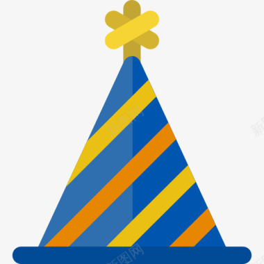 生日宴会帽子图标图标