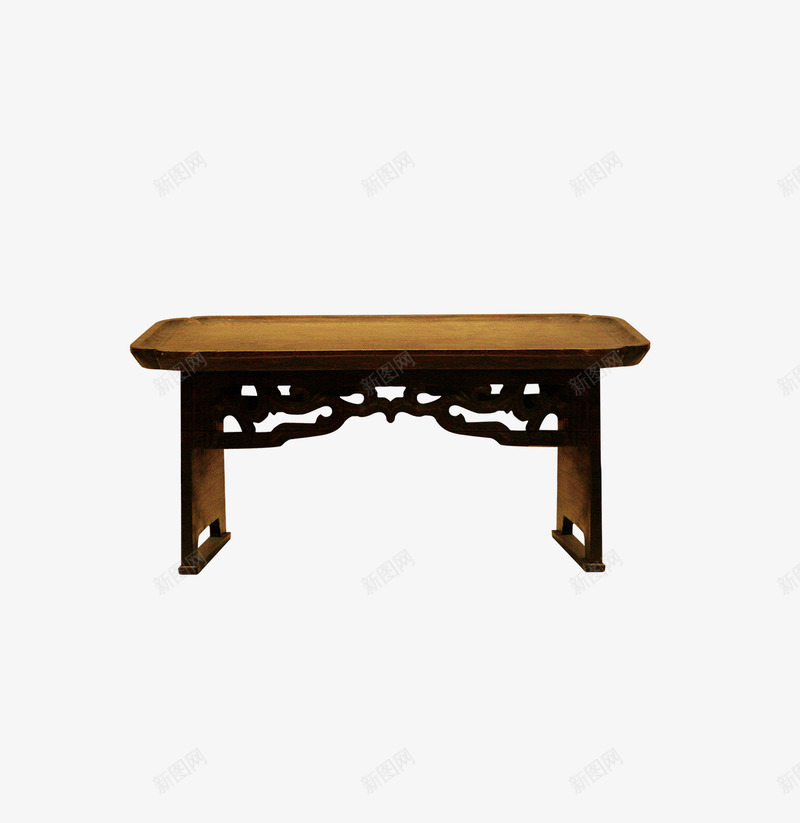 棕色古典木桌png免抠素材_88icon https://88icon.com 古典木桌 桌子 棕色木桌 长桌