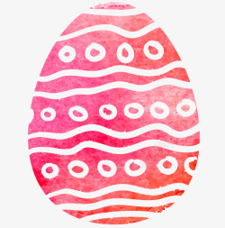 一堆彩蛋装饰图案红色水彩复活节彩蛋高清图片