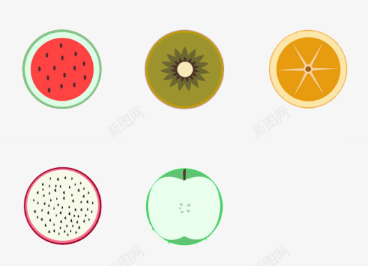 水果蔬菜水果图标图标