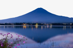 富士山美丽景色素材