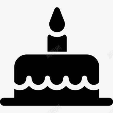 食品和餐厅蛋糕图标图标